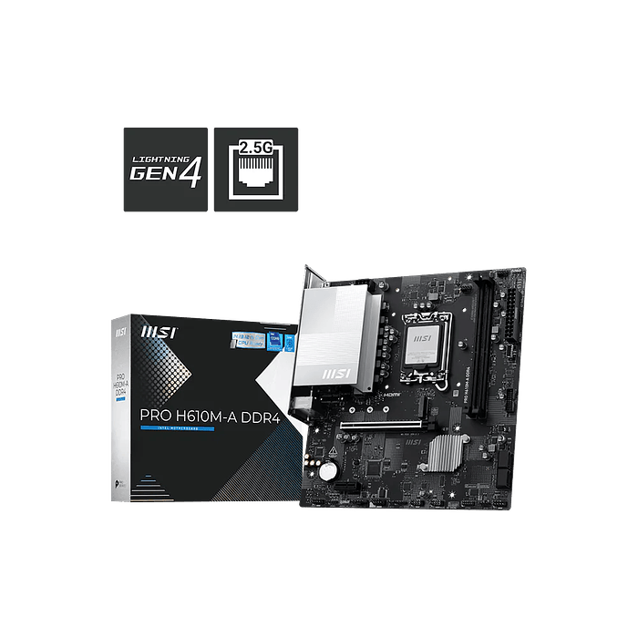 Placa madre MSI PRO H610M-A DDR4 (Intel) 1