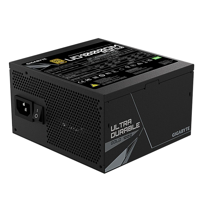 Fuente de Poder Gigabyte 1000W 80+ Gold, GP-UD1000GM 1
