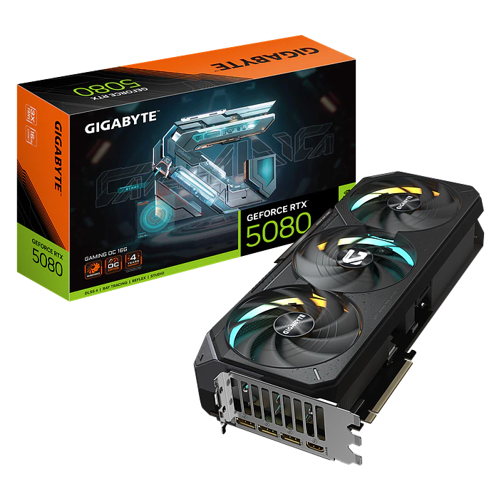 Tarjeta de Vídeo Gigabyte GeForce RTX 5080 GAMING OC 16G 2