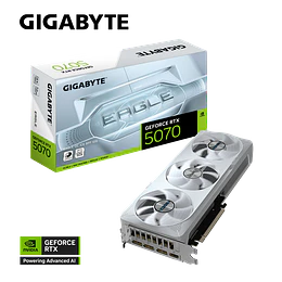 Tarjeta de Vídeo Gigabyte GeForce RTX 5070 EAGLE OC ICE SFF 12G
