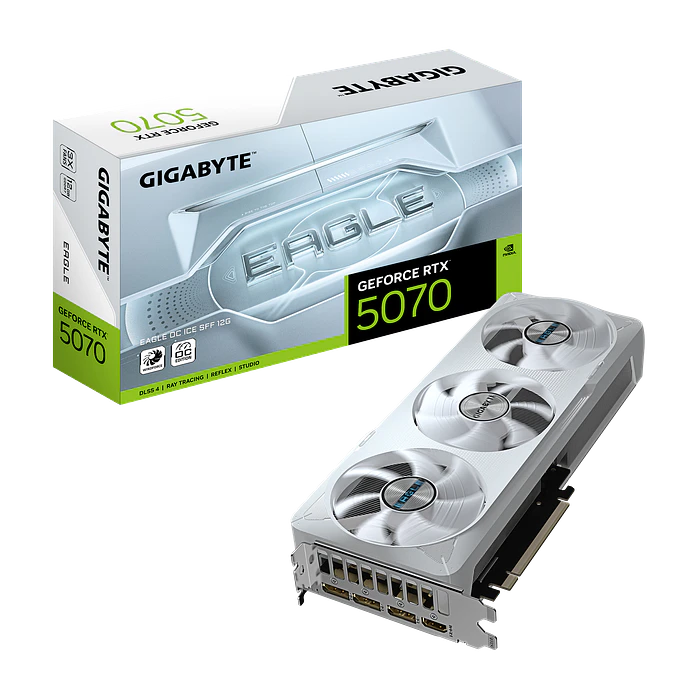 Tarjeta de Vídeo Gigabyte GeForce RTX 5070 EAGLE OC ICE SFF 12G 2