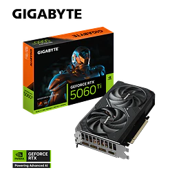 Tarjeta de Vídeo Gigabyte GeForce RTX 5060 Ti WINDFORCE MAX OC 8G