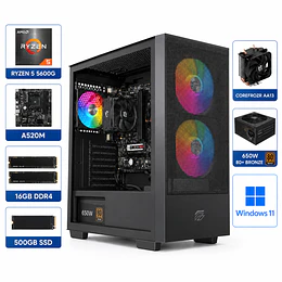PC Gamer 5600gt / 16gb Ram / A520M / SSD 500GB