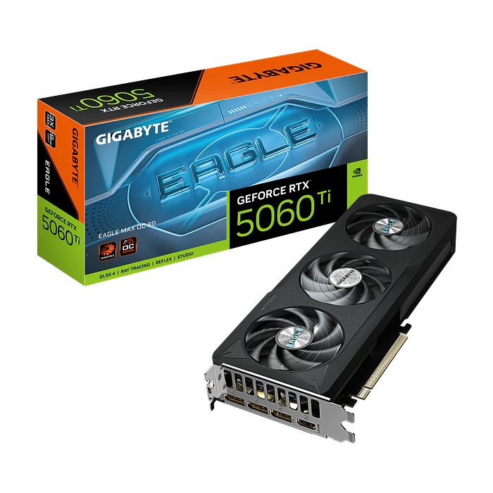 Tarjeta de Vídeo Gigabyte GeForce RTX 5060Ti EAGLE MAX OC 8G 2