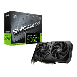 Tarjeta de Video MSI GeForce RTX 5060 Ti 8G SHADOW 2X OC PLUS