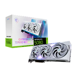 Tarjeta de Video MSI GeForce RTX 5080 16G Gaming Trio OC White