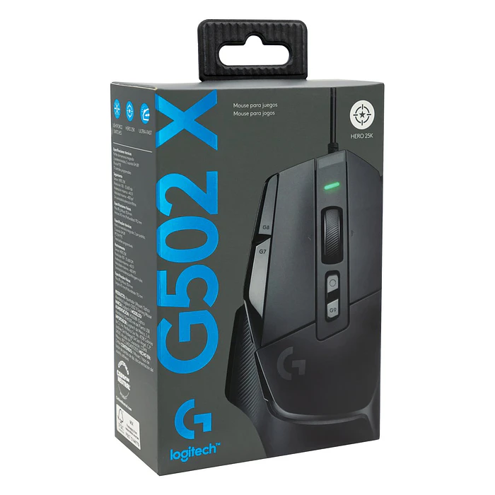 Mouse Logitech G502 X - Black (910-006137) 6