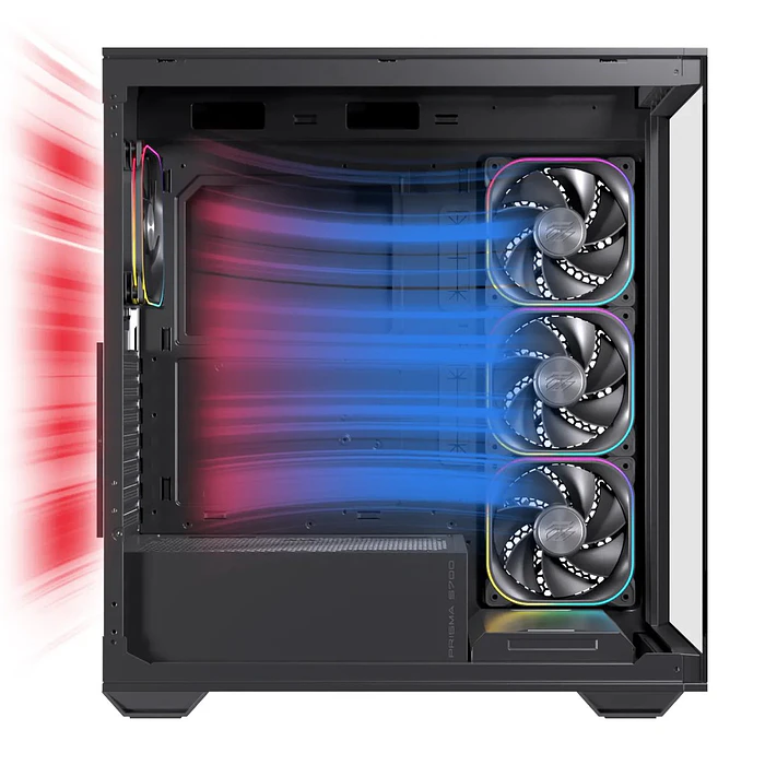 Gabinete EINAREX Prisma S700 RGB - Black 1
