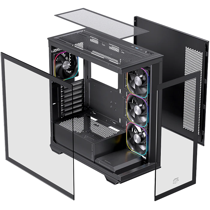 Gabinete EINAREX Prisma S700 RGB - Black 6