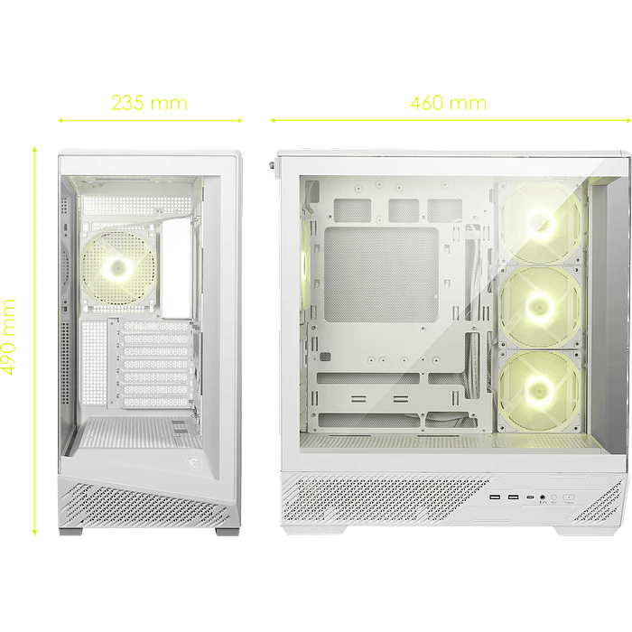 Gabinete MSI MAG PANO 130R PZ White 3