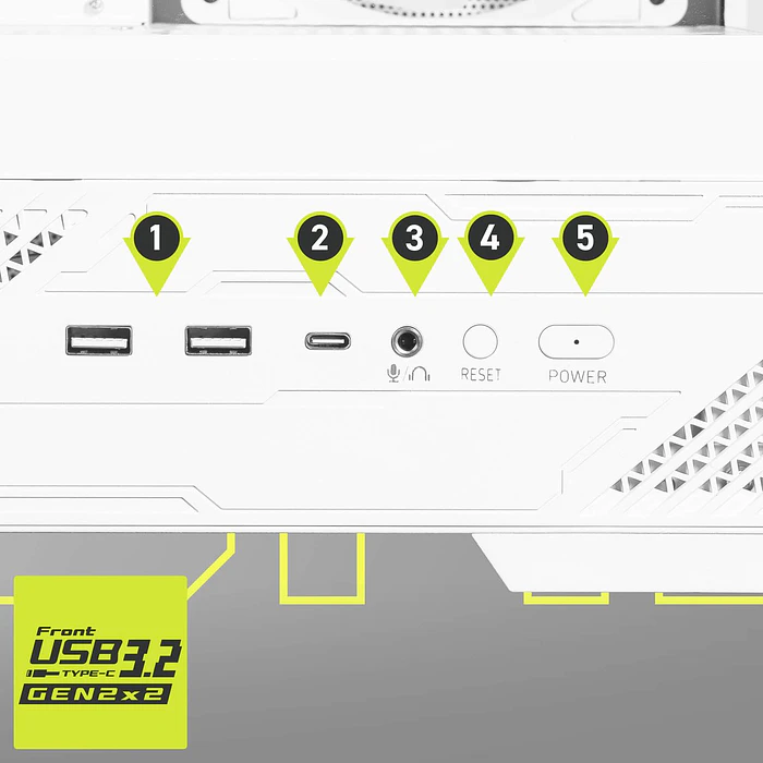 Gabinete MSI MAG PANO 130R PZ White 6