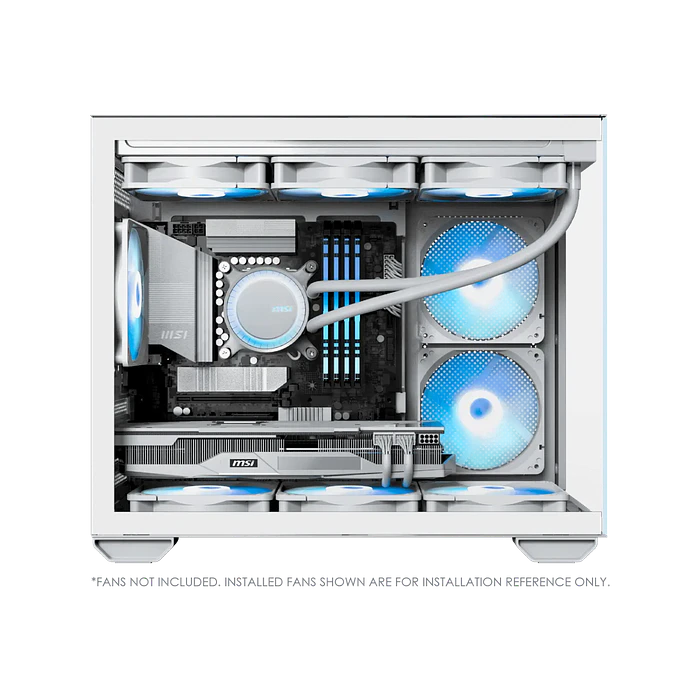 Gabinete MSI PRO PANO M120L White 1