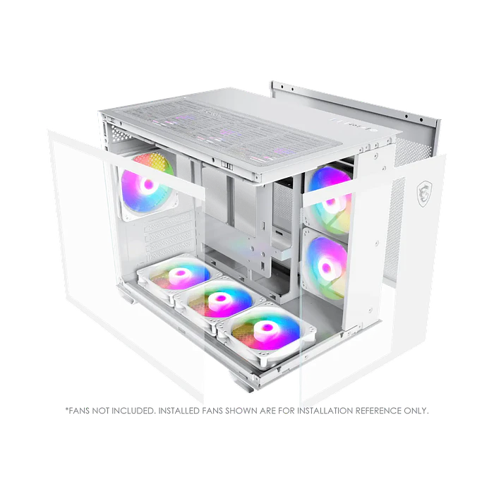 Gabinete MSI PRO PANO M120L White 2