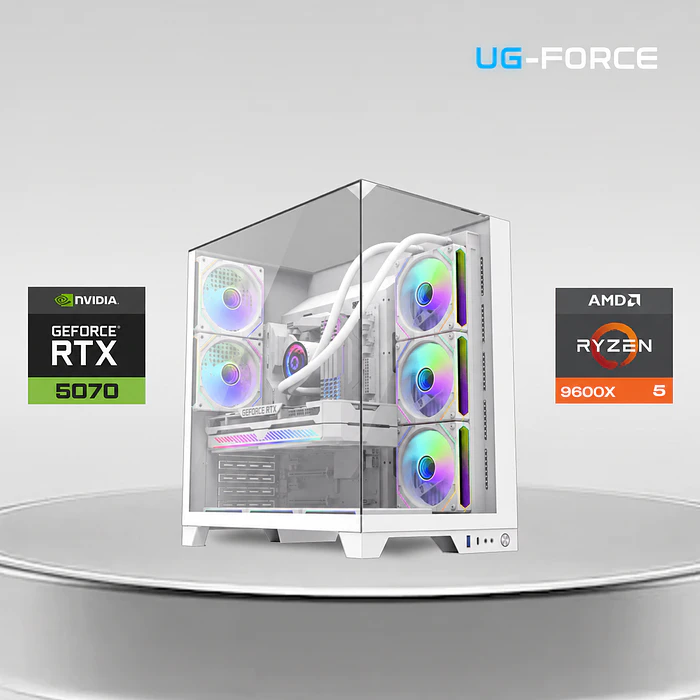 PC Gamer Ryzen 5 9600X + RTX 5070 12GB | 16GB DDR5 | SSD 1TB