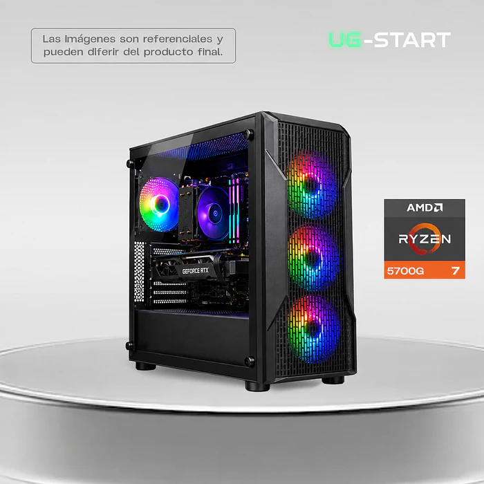 PC Ryzen 7 5700G | 16GB DDR4 | SSD 512GB | Gráficos Integrados