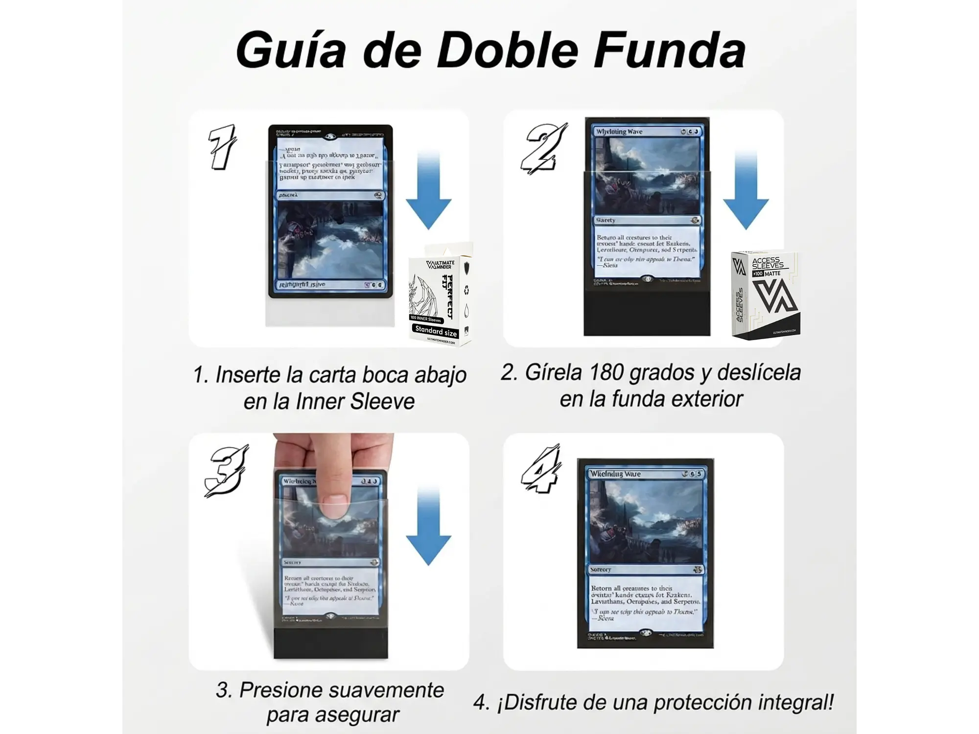 Inner Sleeves - Micas Perfect Fit para juego (Doble Sleeve) 2