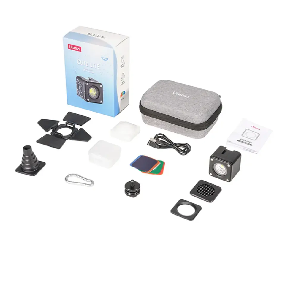 Cubo de Luz sumergible Ulanzi L2 Lite LEC COB para Insta360 Gopro y más 2