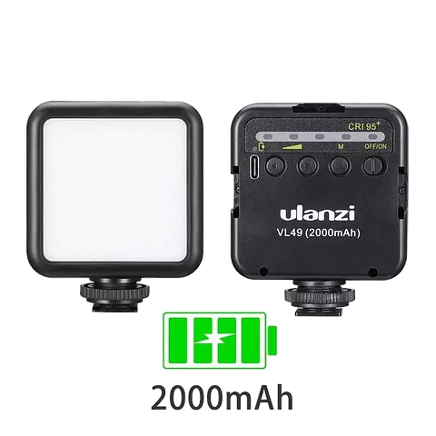 Luz Led Ulanzi VL-49 Recargable hasta 5500k 49 LEDS
