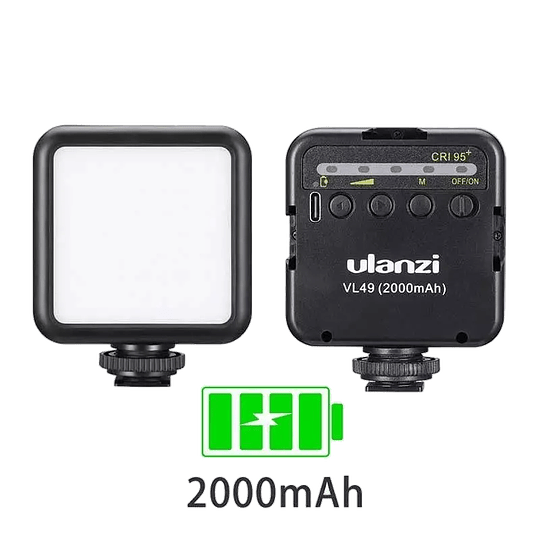 Luz Led Ulanzi VL-49 Recargable hasta 5500k 49 LEDS