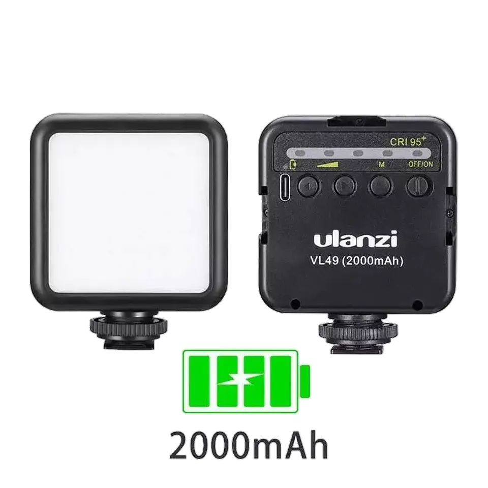 Luz Led Ulanzi VL-49 Recargable hasta 5500k 49 LEDS 1