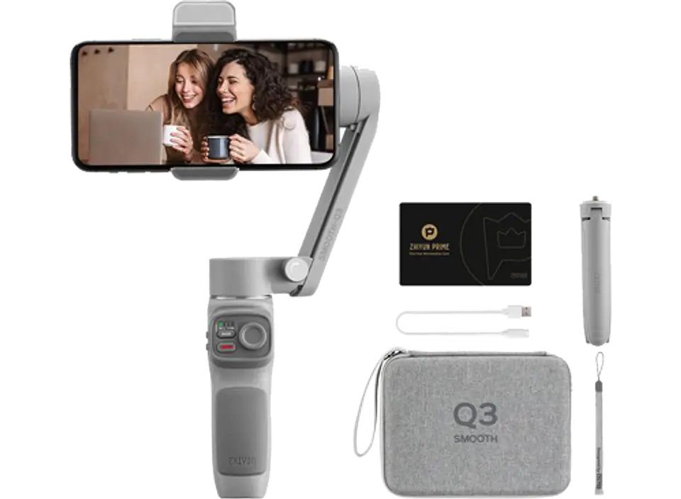Estabilizador Zhiyun Smooth Q3 para celular unidad y combo 2
