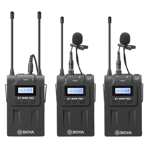 Micrófono de solapa Inalámbrico Boya WM8 Pro K2