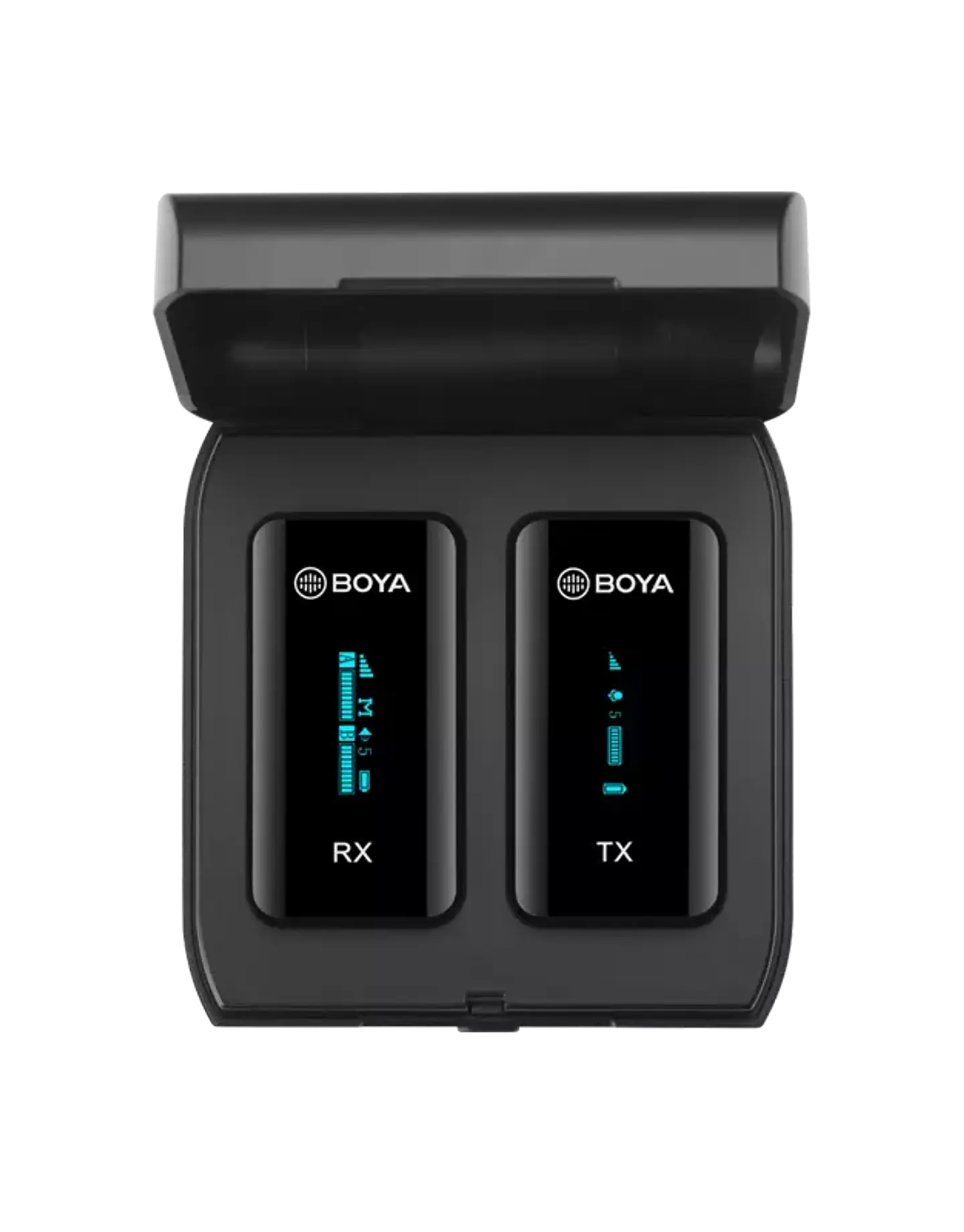 Micrófono de solapa Inalámbrico Boya BY XM6 K1 con estuche de carga 1