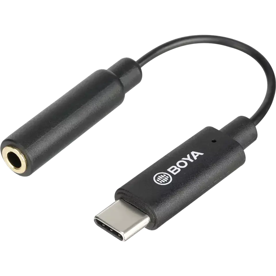 Adaptador Micrófono Boya BY-K4 para android USB C 1
