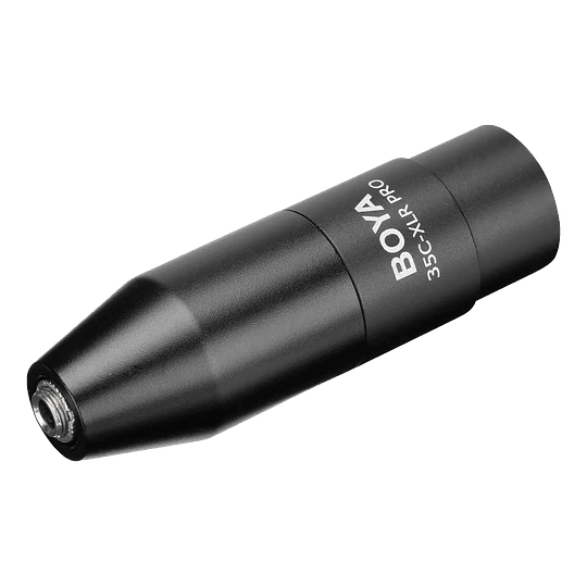 Adaptador BOYA 35C-XLR  DE 3.5 Trs A XLR para audio profesional