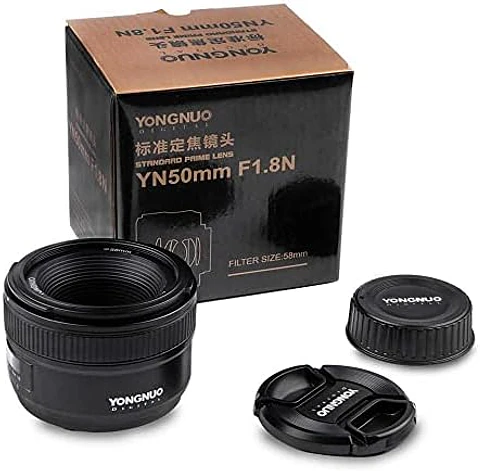 Lente Yongnuo YN 50mm f1.8 para Nikon