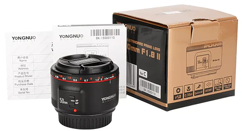 Lente Yongnuo YN 50mm f1.8 II para Canon