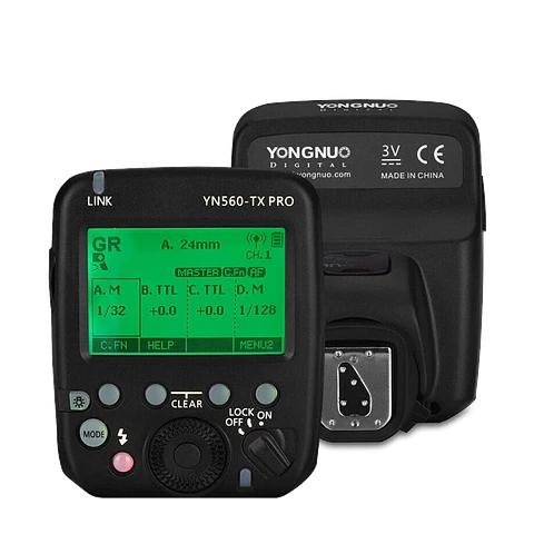 Transmisor Yongnuo 560 TX Pro para Flash Yongnuo Canon y Nikon