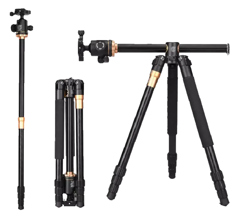 Trípode Cenital 360° 1.50mt QZSD Q999H Ball Head 2 en 1 1