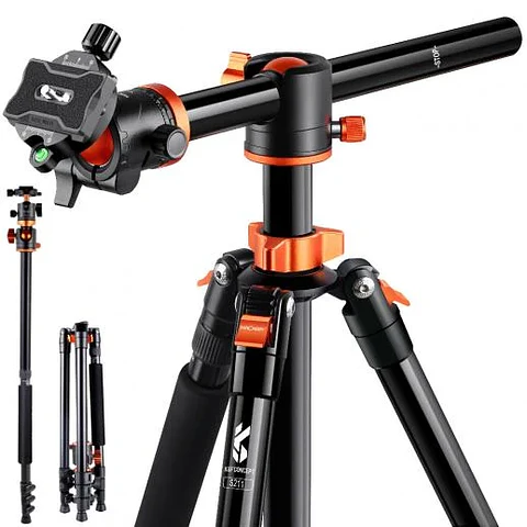Trípode Cenital K&F Concept 360° SA254T1 1.85mt hasta 10kg