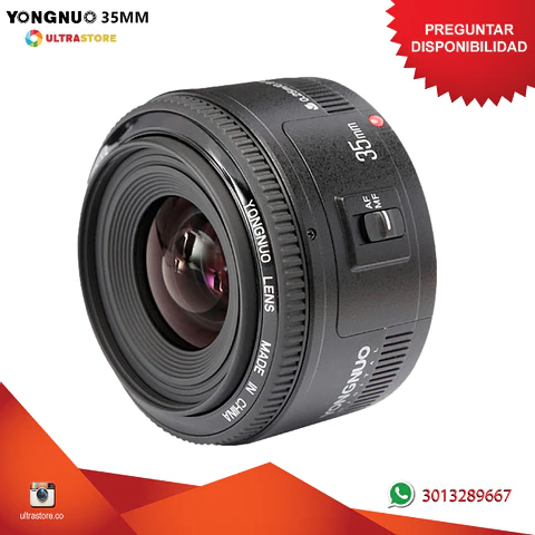 Yongnuo YN 35mm F2 para Canon EF APS FX