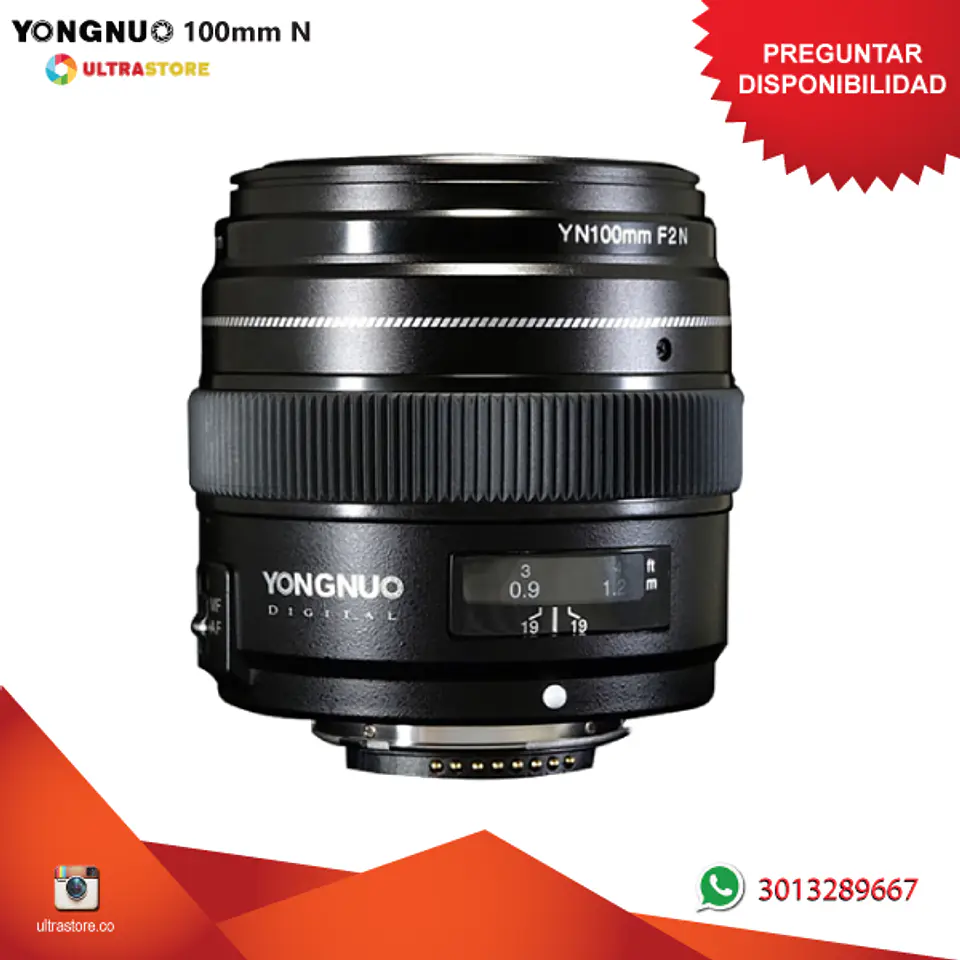 Yongnuo YN 100mm F2 para Nikon DX FX 1