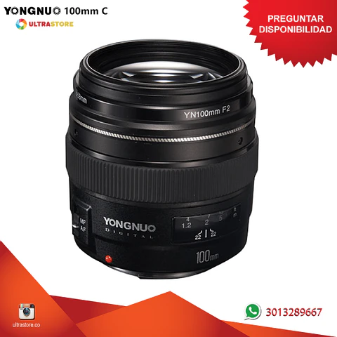 Yongnuo YN 100mm F2 para Canon EF APS FX