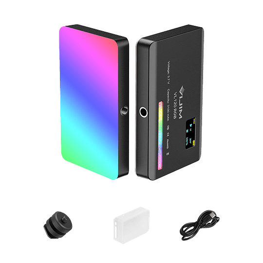 Luz Led Ulanzi VL120 RGB Multicolor Batería Recargable 9000k