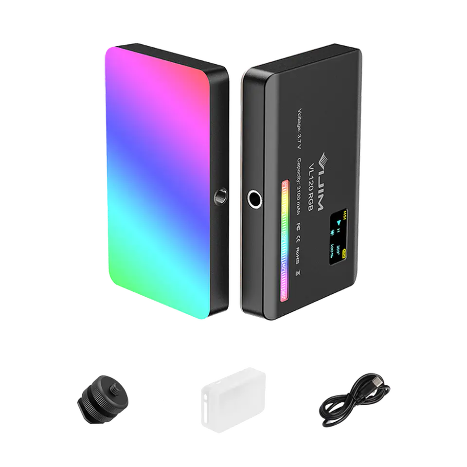 Luz Led Ulanzi VL120 RGB Multicolor Batería Recargable 9000k 2