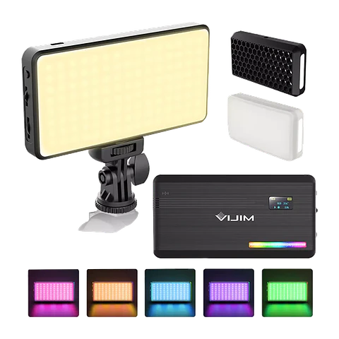 Luz Led Ulanzi VL196 RGB Multicolor Recargable hasta 9000k