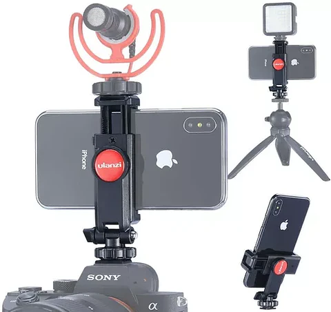 Soporte Ulanzi ST-06S Multifunción para Celular con Zapata para Cámara