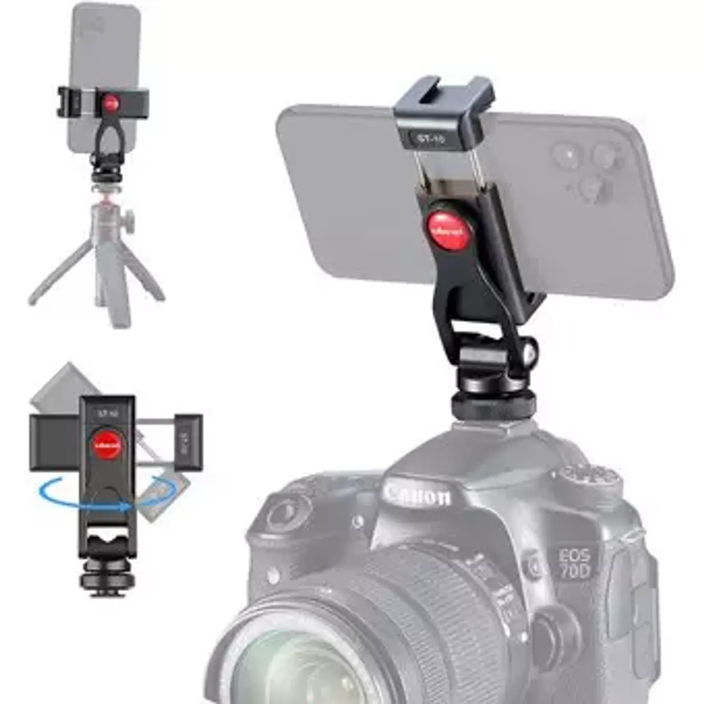 Soporte Ulanzi ST-10 Multifunción para Celular con Doble Zapata 1