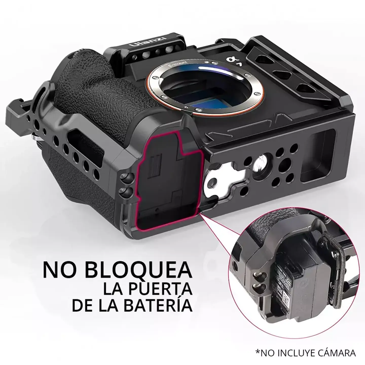 Jaula Metal Ulanzi para Cámaras Sony A7 III IV A7R III C A7M4 2