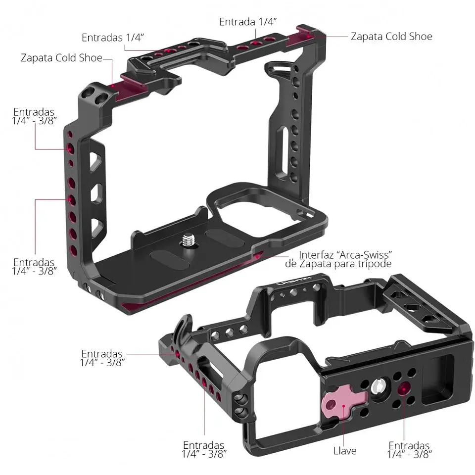 Jaula Metal Ulanzi para Cámaras Sony A7 III IV A7R III C A7M4 3