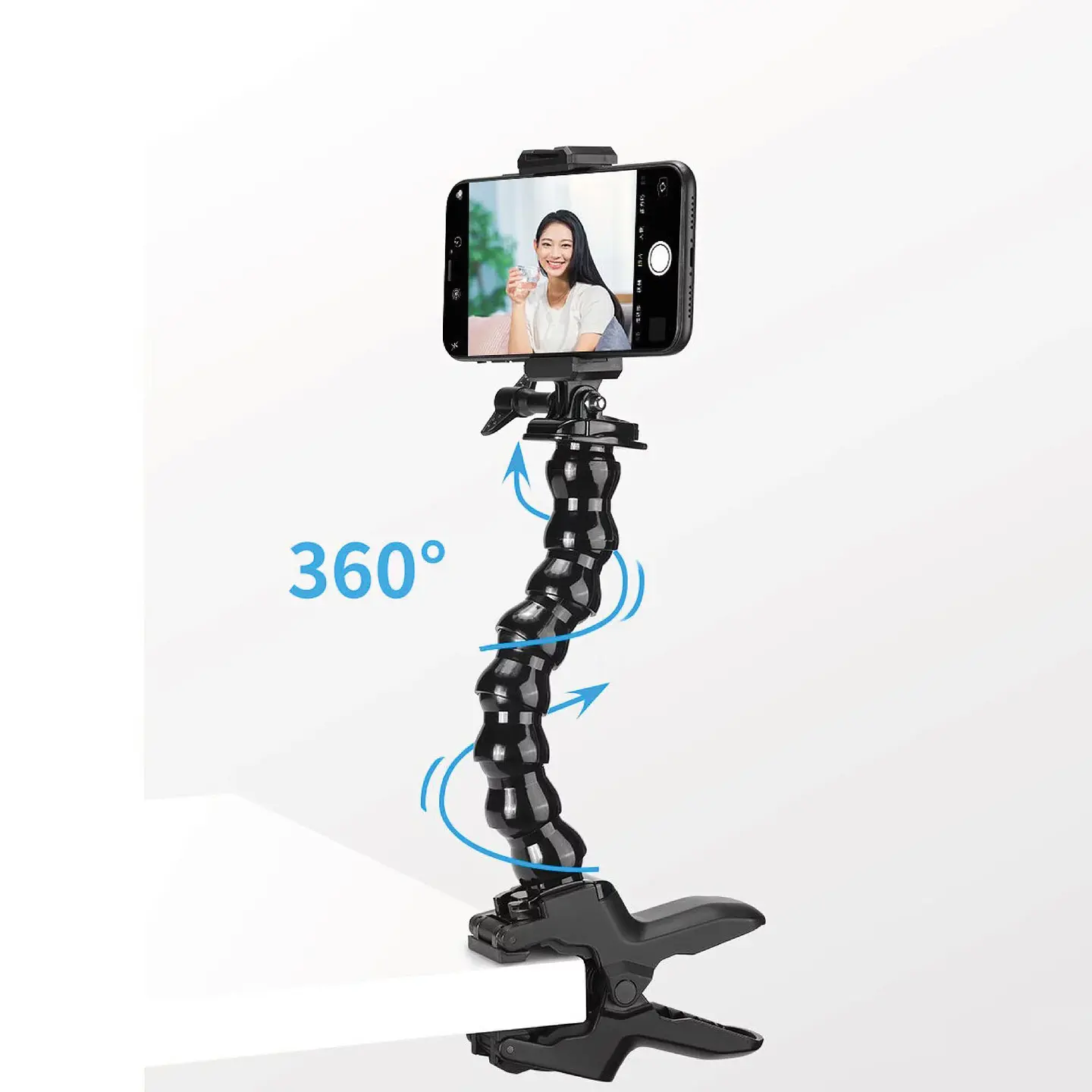 Soporte Brazo Flexible Ulanzi MP-4 para Insta360 Gopro y celular 3