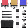 Juego de 3 luces Estudio GVM 50SM RGB Bicolor Doble faz 5600k