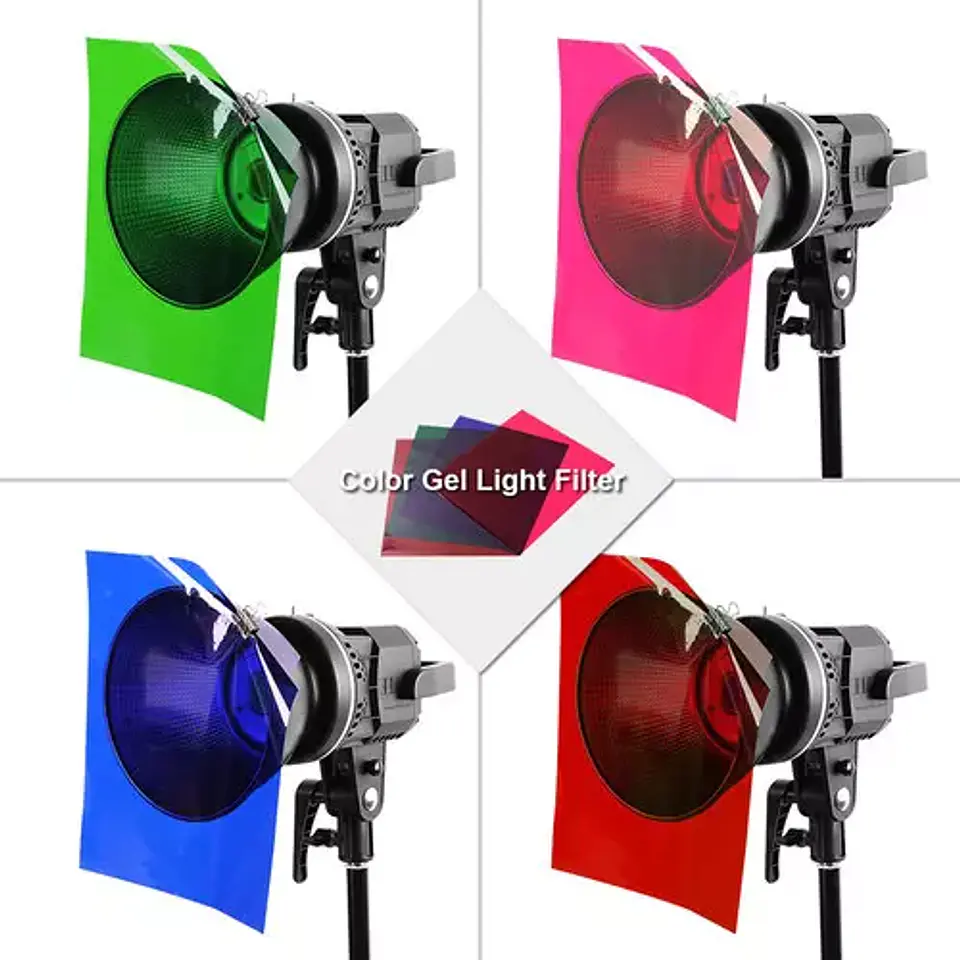 Juego de 3 luces LED GVM P80S II 5600k 3