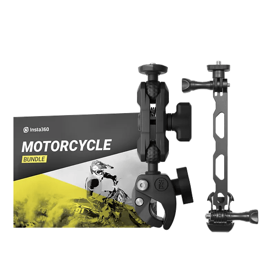 Kit Soporte Moto Original Insta360 para X3 RS R X2 Go3 Gopro