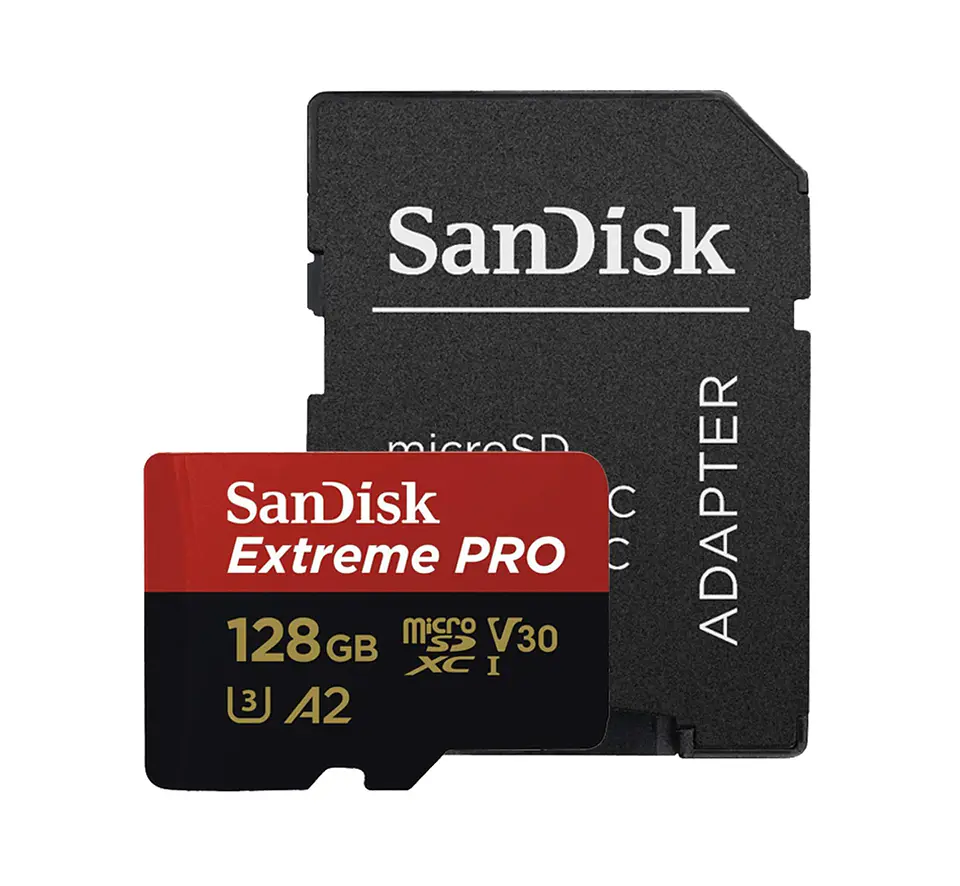 Memoria Sandisk Extreme Pro 128gb Micro SD Clase 10 U3 V30 4k 1