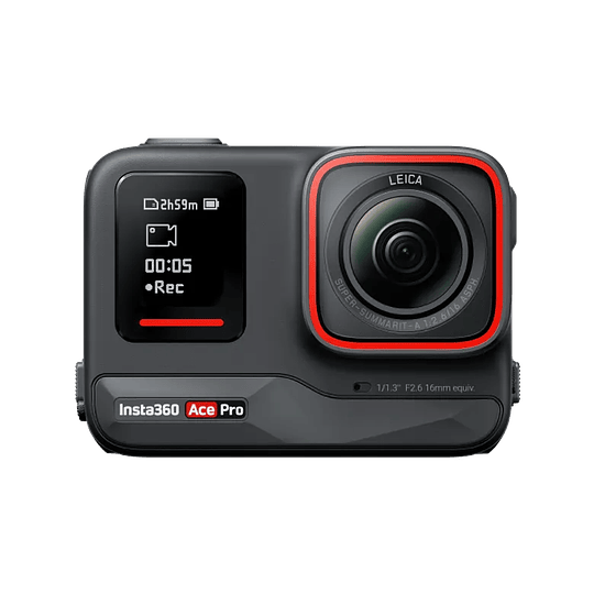 Cámara de acción Insta360 Ace Pro 8k Lente Leica IA Lcd giratorio táctil